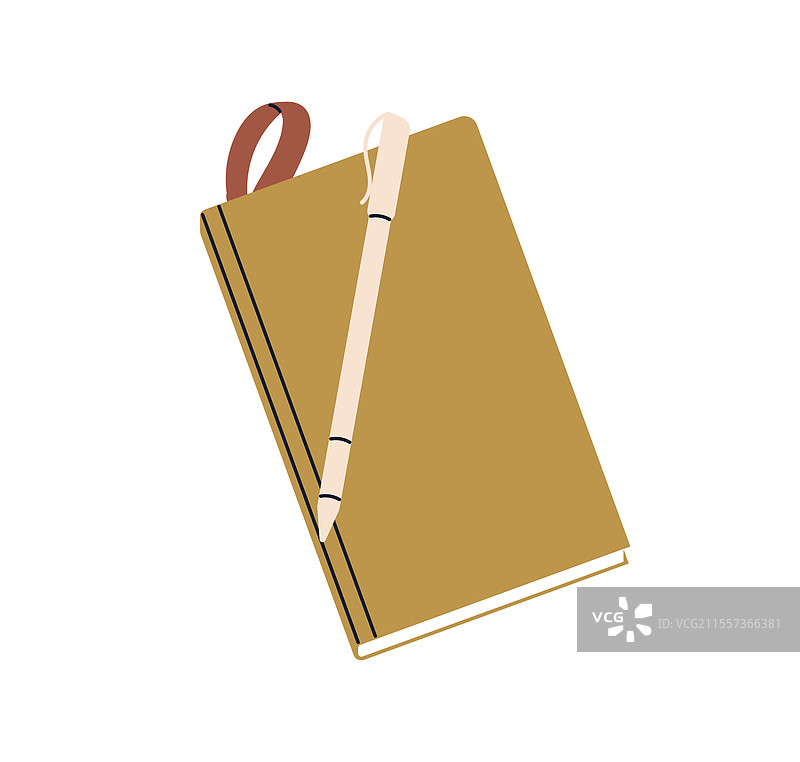 商务计划本与笔图片素材