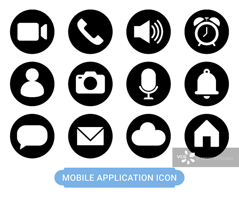 移动应用程序图标图片素材