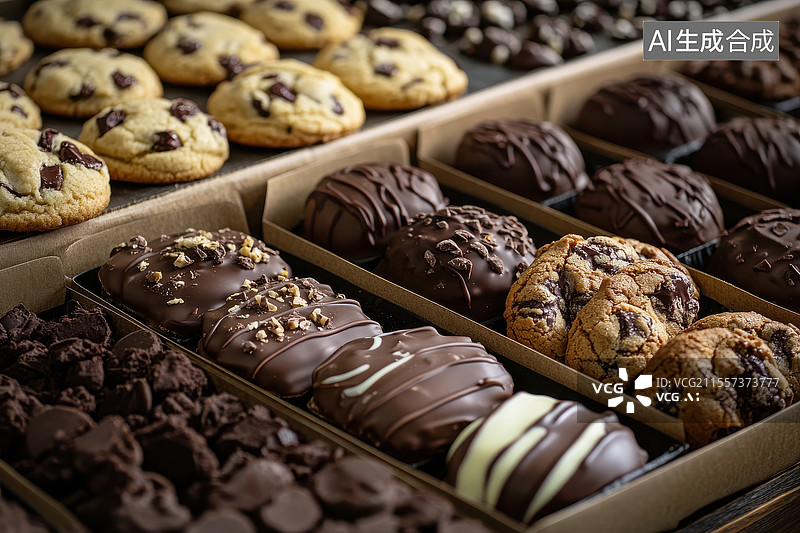 【AI数字艺术】甜蜜烘焙的味蕾诱惑图片素材