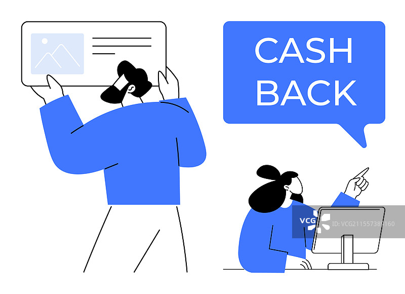 现金返还奖励 简化财务管理和图片素材