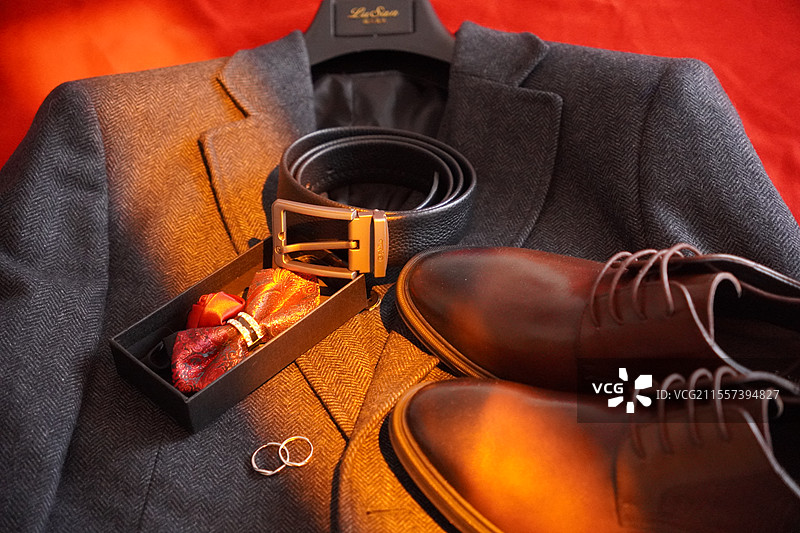 婚房摆设特写镜头图片素材