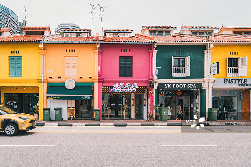 新加坡南洋老街图片素材