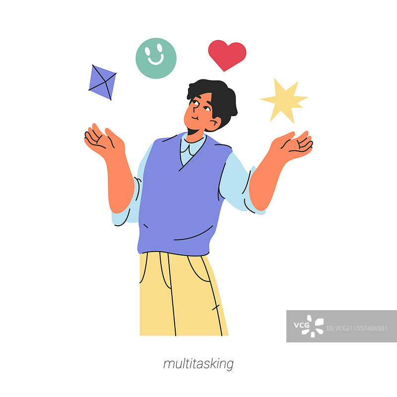 软技能和能力：多任务处理图片素材