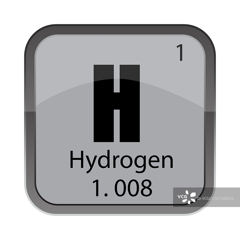 氢化学元素符号H区块原子图片素材