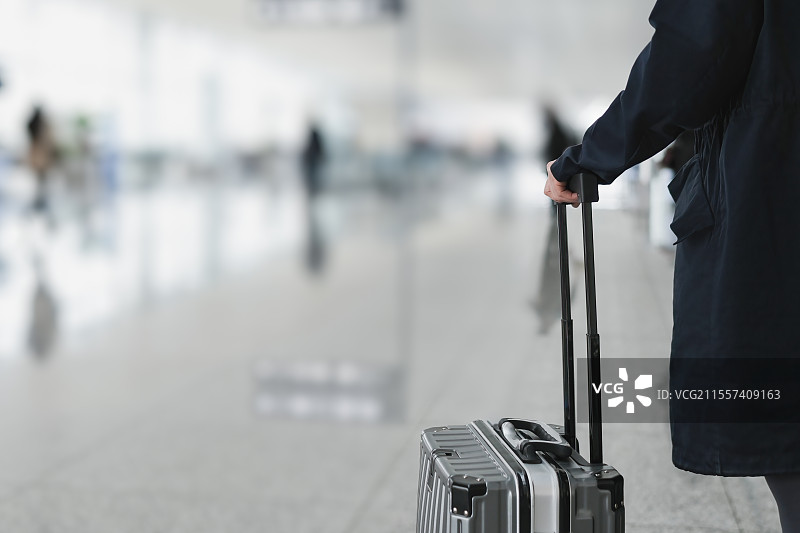 旅行者的旅程从机场开始图片素材