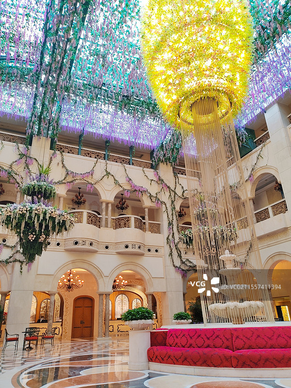 深圳东部华侨城茵特拉根酒店大堂图片素材