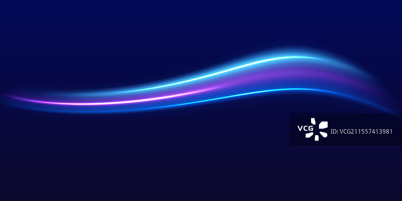 霓虹灯光线轨迹图片素材