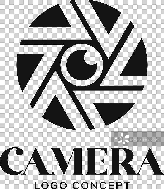 摄影相机镜头标志设计符号图片素材