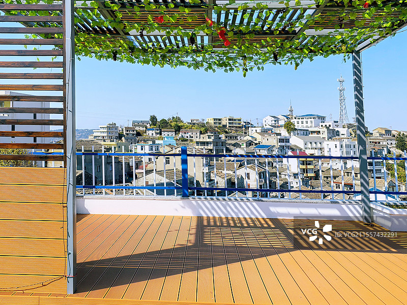 鸡山岛民宿阳台图片素材