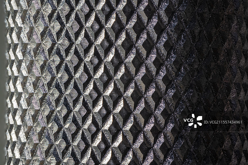 菱形纹理的金属光泽图片素材