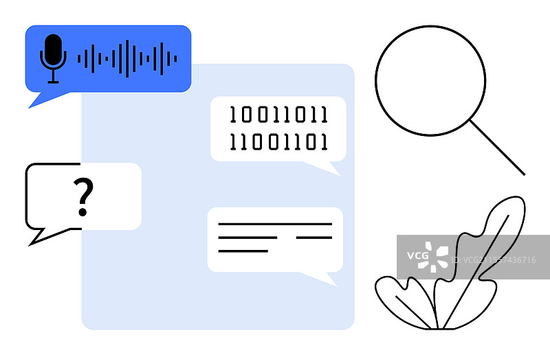 沟通渠道和数字互动图片素材