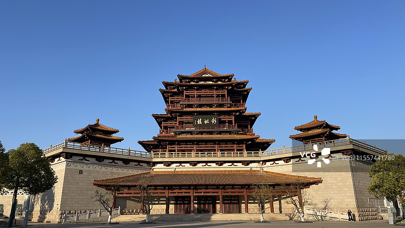 徐州市云龙区彭祖楼淮海文博园-徐州旅游图片素材