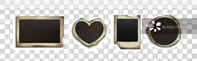 复古照片的相册老式相框图片素材