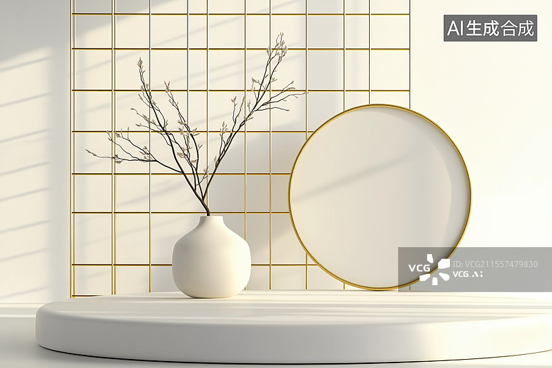 【AI数字艺术】产品展台图片素材