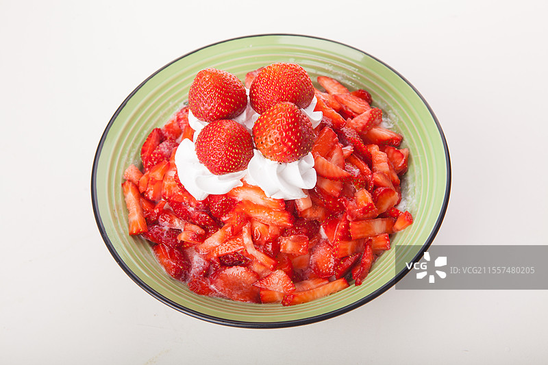 草莓冰沙图片素材