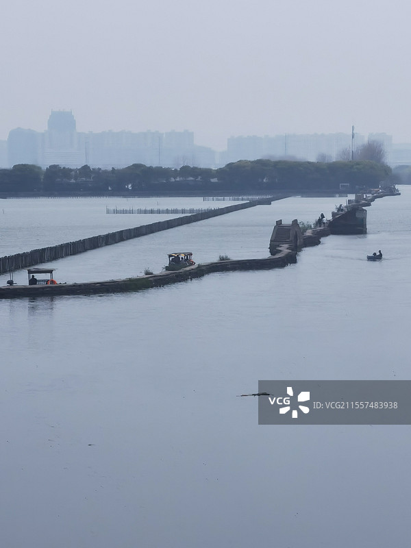 绍兴昂桑湖图片素材