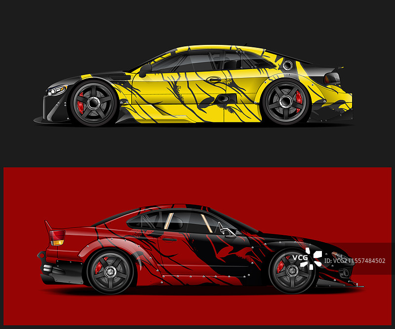 汽车贴纸和汽车用品图片素材
