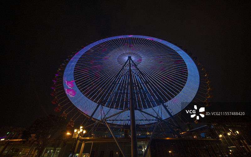 泸州酒城乐园夜景图片素材