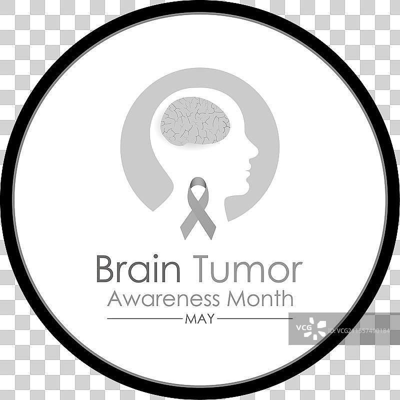 国家脑肿瘤意识月健康图片素材