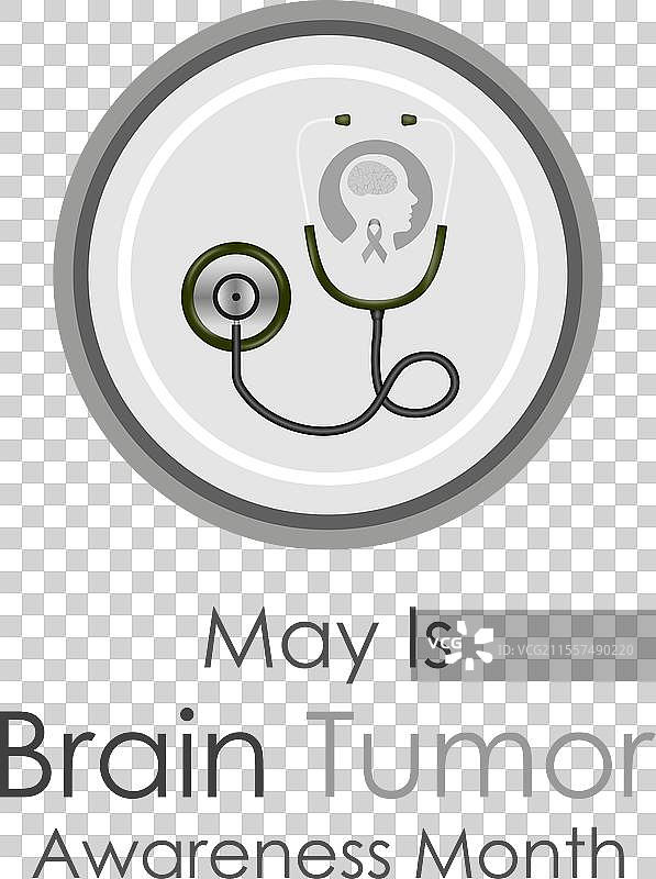 国家脑肿瘤意识月健康图片素材
