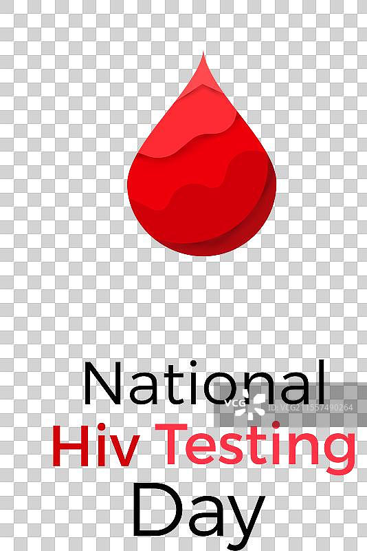 国家艾滋病检测日健康意识图片素材