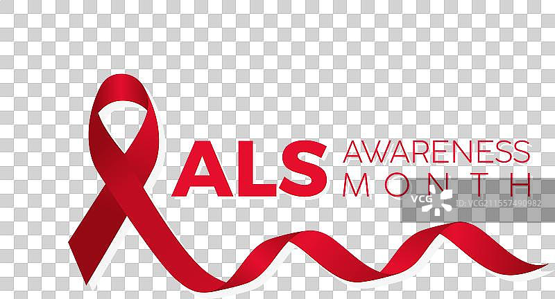 肌萎缩侧索硬化症意识月图片素材