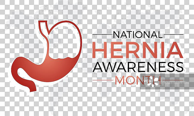 国家疝气意识月健康意识图片素材