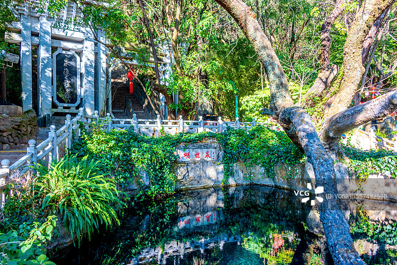 中国云南大理蝴蝶泉风景区图片素材