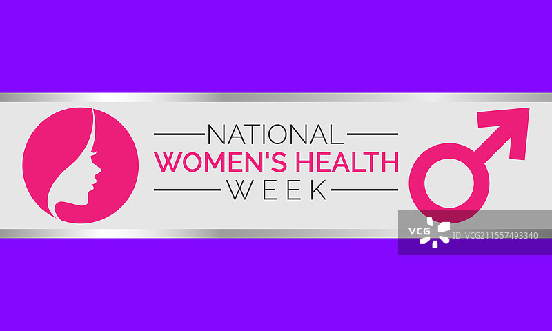 国家女性健康周健康意识图片素材
