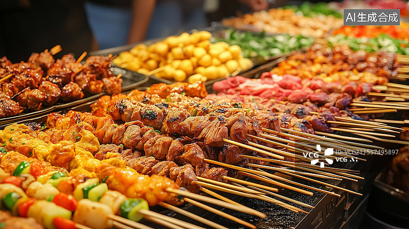 【AI数字艺术】烧烤图片素材
