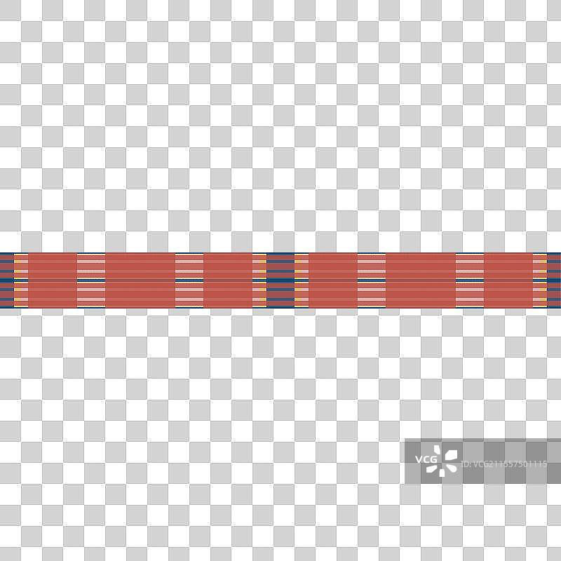 红色格子布的无缝格纹图案图片素材