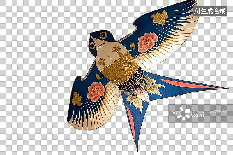 【AI数字艺术】中国传统风筝元素图片素材