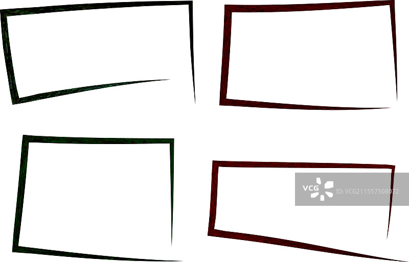 黑色和酒红色不规则形状方块组合图片素材