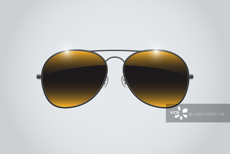 飞行员太阳镜背景明亮的镜片图片素材