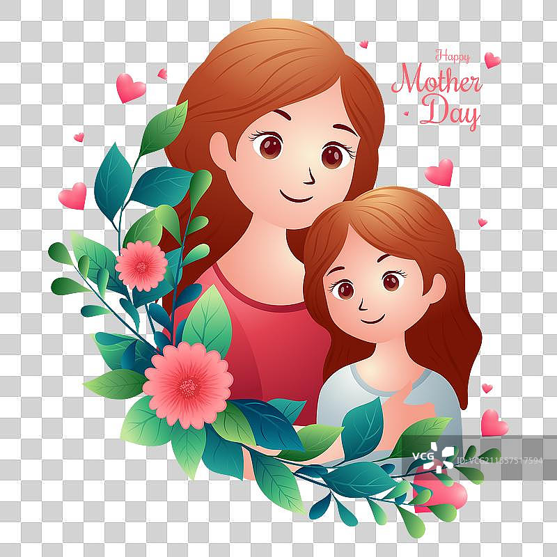 母亲节快乐图标图片素材