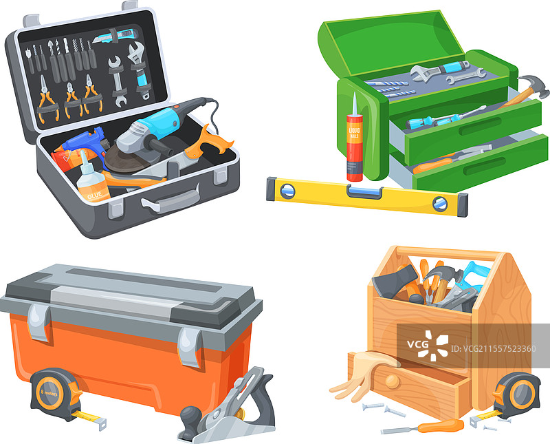 工具箱 建筑工具箱 修理工具箱图片素材