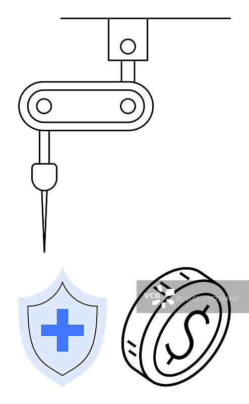 医疗机器人精确度与财务和图片素材