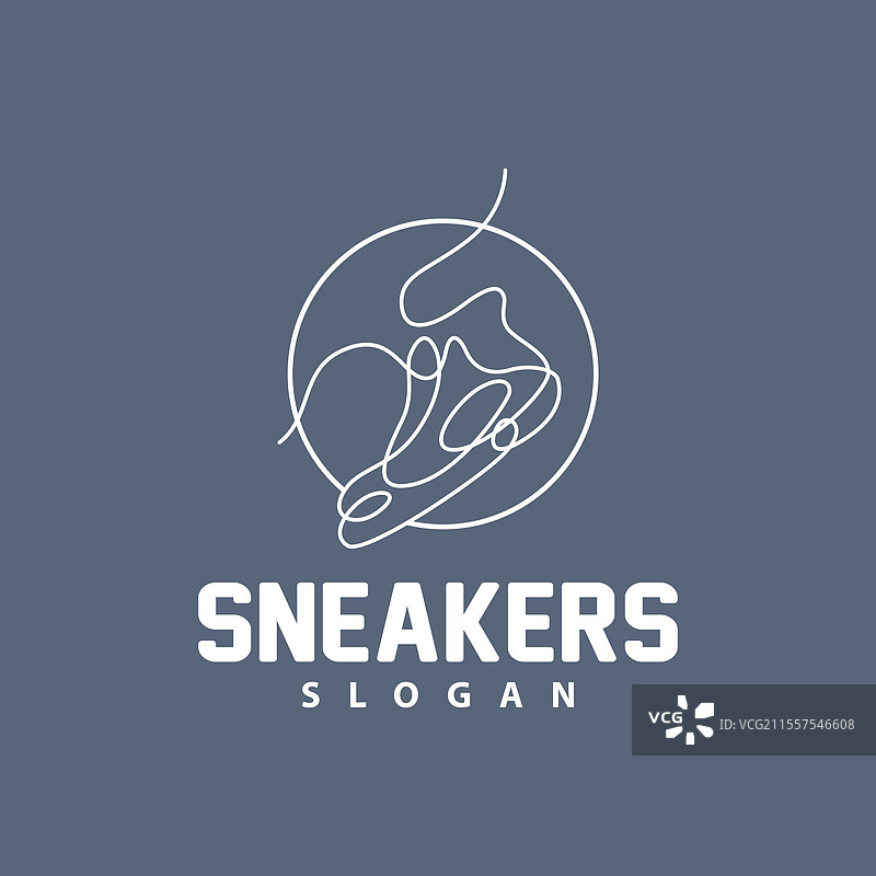 鞋子标志 鞋子设计 简约 线条图片素材