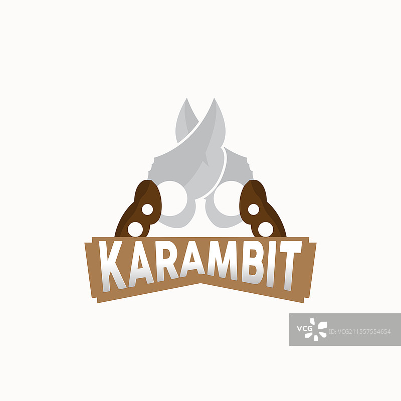 克拉比特印尼战斗武器忍者标志图片素材