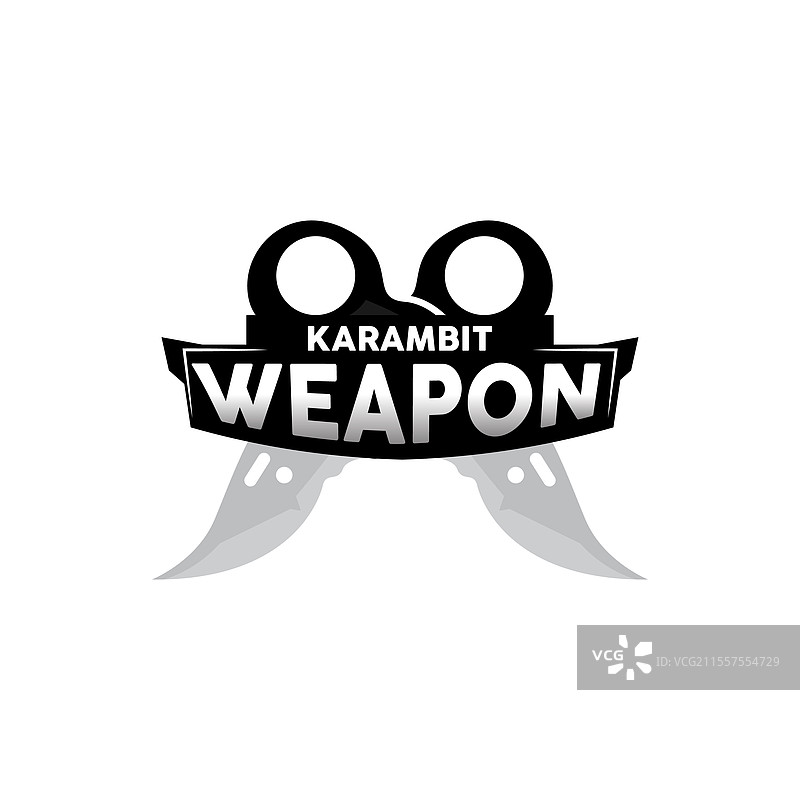 克拉比特印尼战斗武器忍者标志图片素材