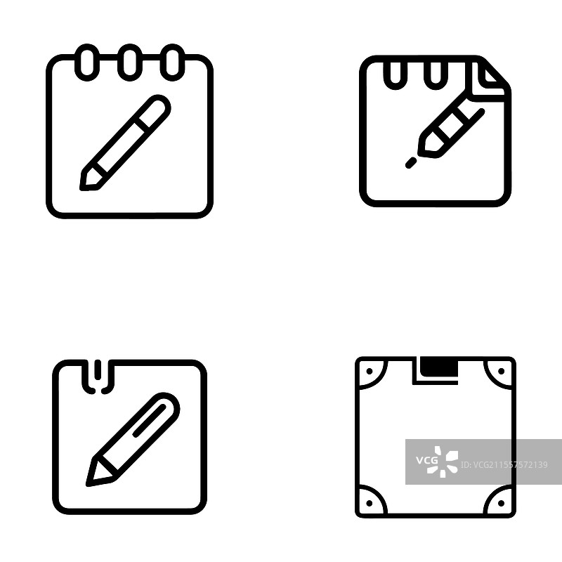 便签图标集图片素材