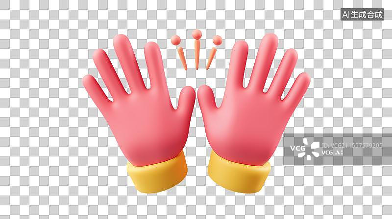 【AI数字艺术】双手捧起的希望之光图片素材