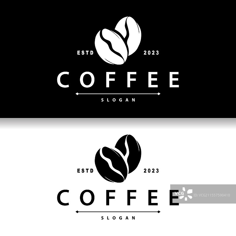 咖啡标志简单的咖啡因饮品设计图片素材