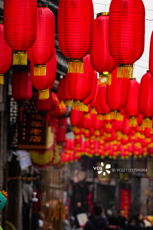 四川自贡仙市古镇图片素材