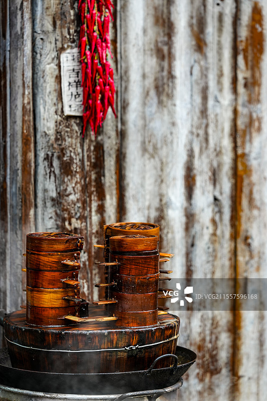 四川自贡仙市古镇图片素材