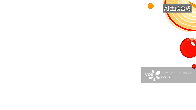 【AI数字艺术】2D卡通右上图片素材