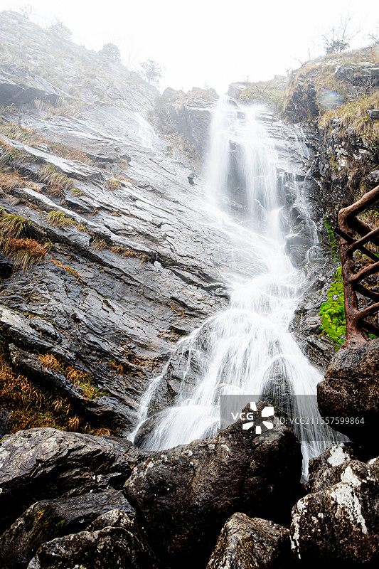 庐山大口瀑布图片素材