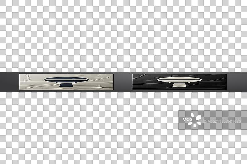 白色摇铃婴儿玩具图标，背景为皱纹效果图片素材