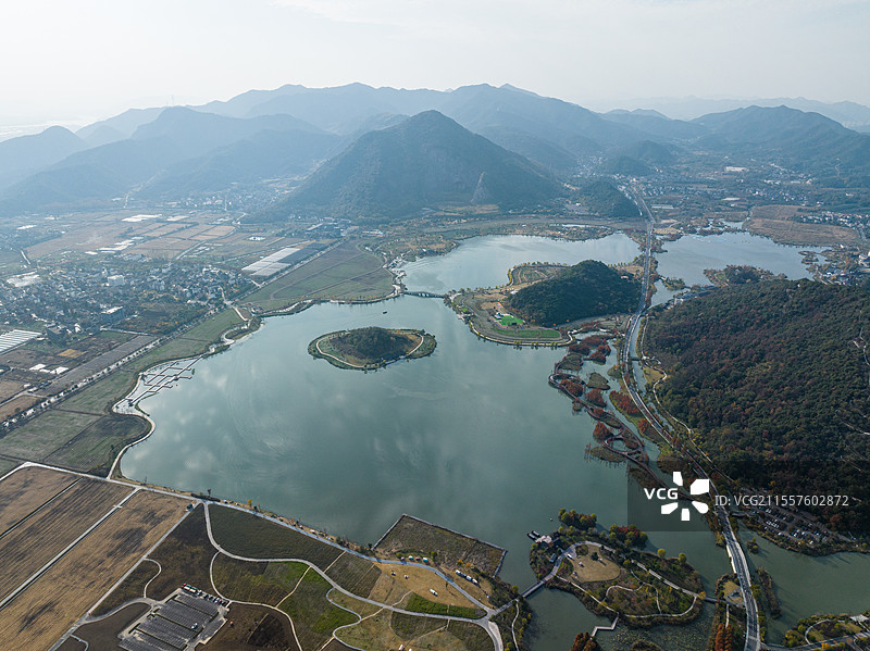 杭州铜鉴湖图片素材