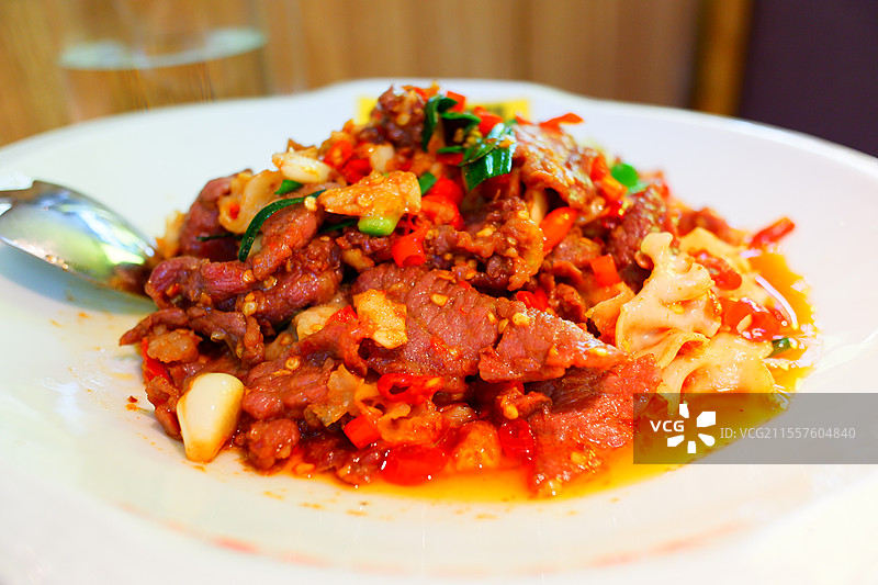 湘菜 小炒黄牛肉图片素材